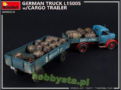 German Truck L1500s W/cargo Trailer - image 23