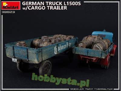 German Truck L1500s W/cargo Trailer - image 24