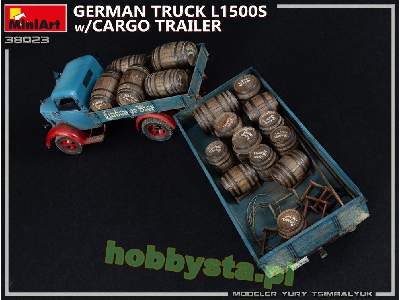 German Truck L1500s W/cargo Trailer - image 26