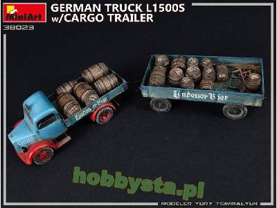 German Truck L1500s W/cargo Trailer - image 27