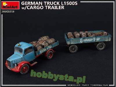 German Truck L1500s W/cargo Trailer - image 28