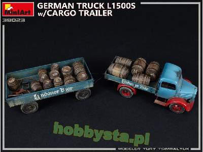 German Truck L1500s W/cargo Trailer - image 29