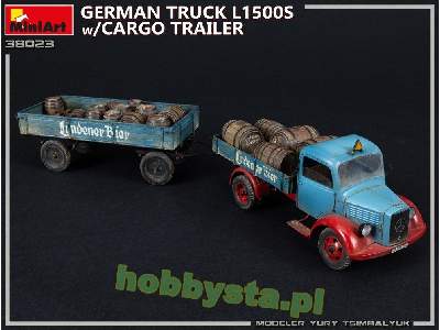 German Truck L1500s W/cargo Trailer - image 30
