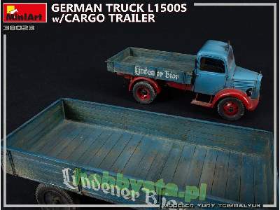 German Truck L1500s W/cargo Trailer - image 32