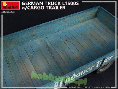 German Truck L1500s W/cargo Trailer - image 34