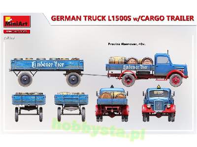 German Truck L1500s W/cargo Trailer - image 37