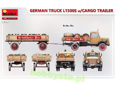 German Truck L1500s W/cargo Trailer - image 38