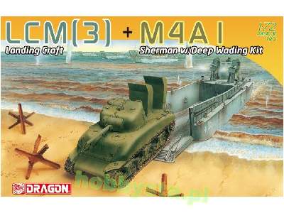 LCM(3) Landing Craft + M4A1 w/Deep Wading Kit - image 1