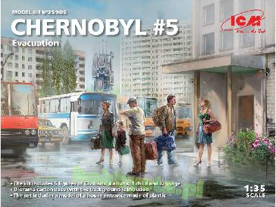 Chernobyl#5. Evacuation (4 Adults, 1 Child And Luggage) - image 1