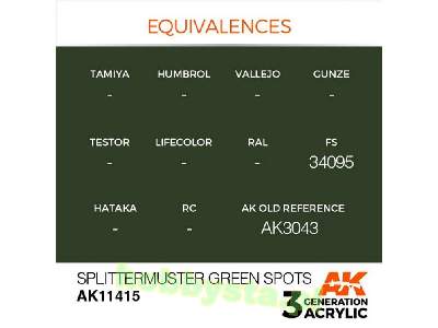 AK 11415 Splittermuster Green Spots - image 3