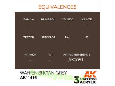 AK 11416 Waffen Brown Grey - image 3