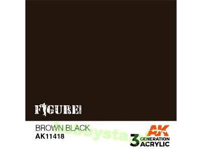 AK 11418 Brown Black - image 1