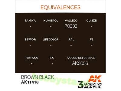 AK 11418 Brown Black - image 3