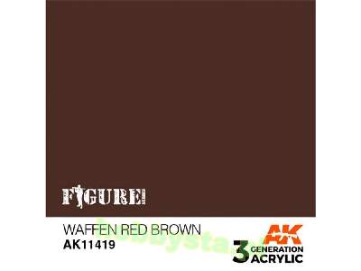 AK 11419 Waffen Red Brown - image 1