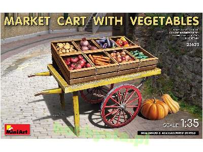 Market Cart With Vegetables - image 1