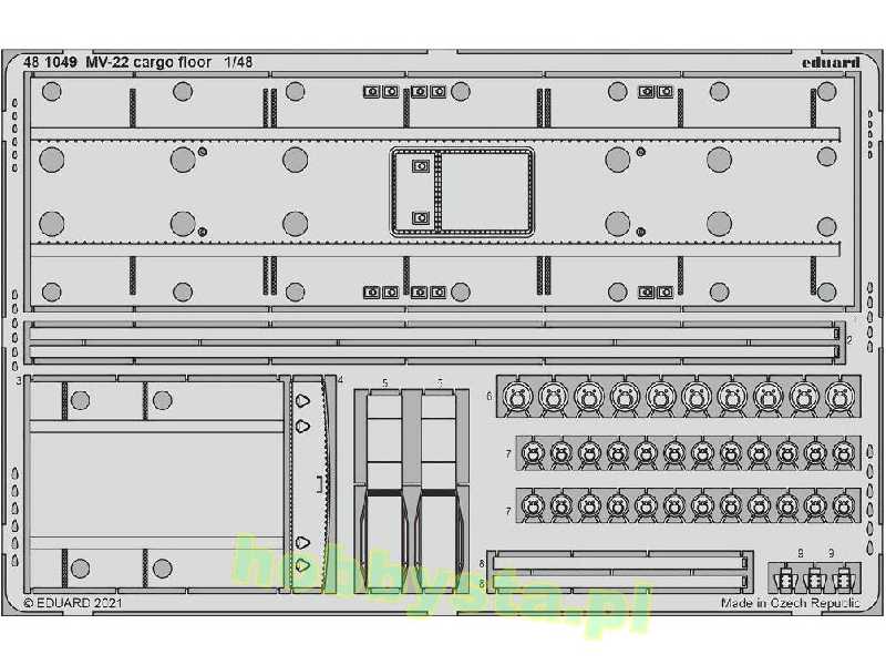 MV-22 cargo floor 1/48 - image 1