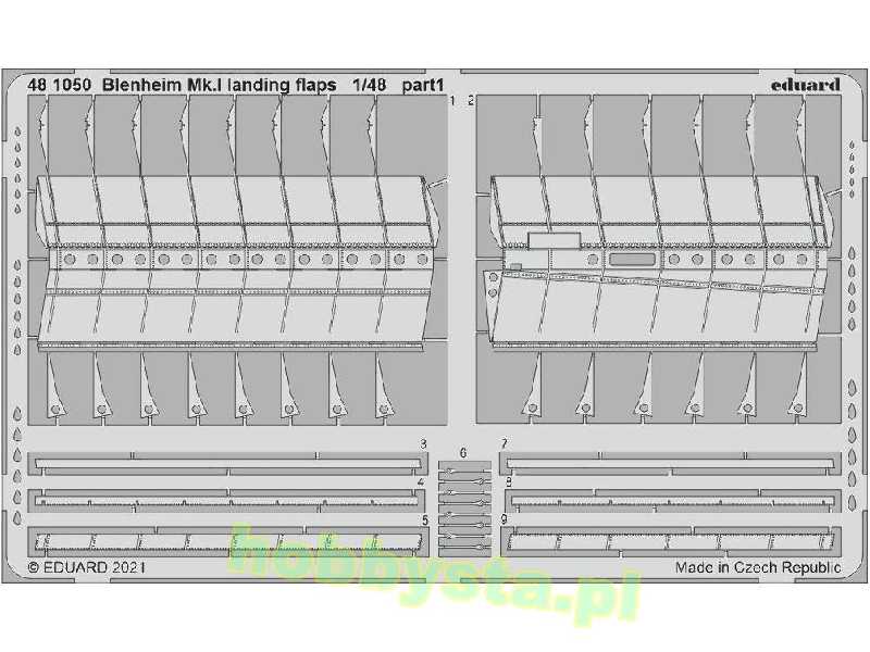 Blenheim Mk. I landing flaps 1/48 - image 1