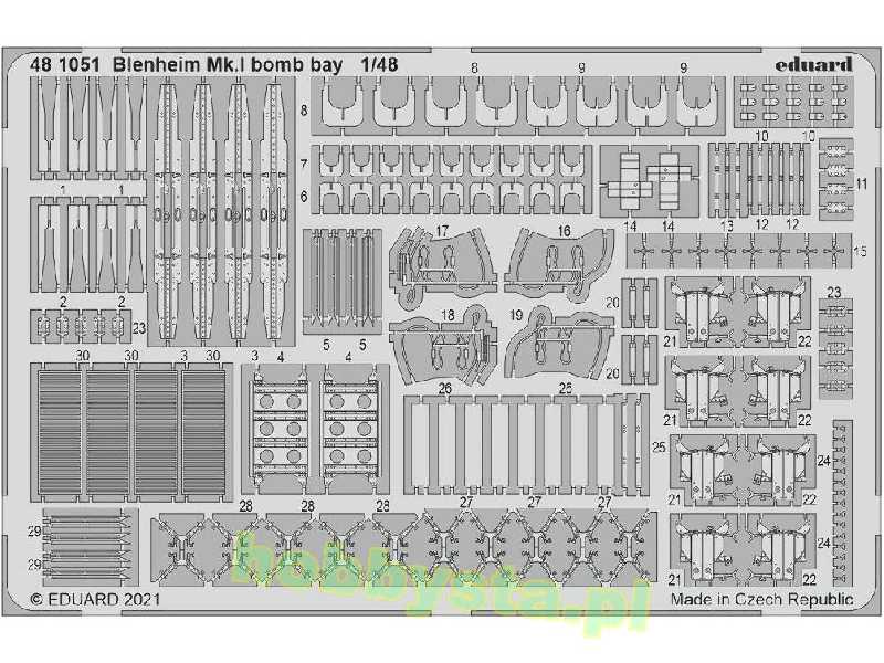 Blenheim Mk. I bomb bay 1/48 - image 1