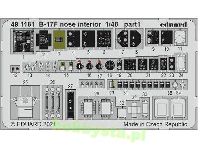 B-17F nose interior 1/48 - Hk Models - image 1