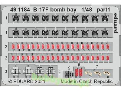 B-17F bomb bay 1/48 - Hk Models - image 1