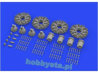 B-17F engines 1/48 - Hk Models - image 2