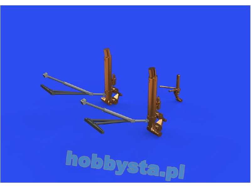 B-17F undercarriage legs BRONZE 1/48 - Hk Models - image 1