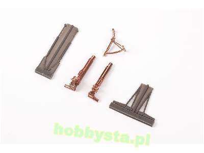 B-17F undercarriage legs BRONZE 1/48 - Hk Models - image 4