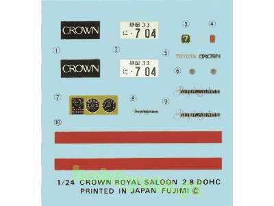 Id-270 Toyota Crown 2.8 4-door Ht Royal Saloon '79 (Ms110) - image 2