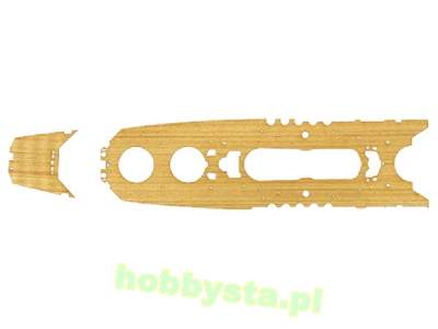 Toku-3 Ex-102 Wood Deck Seal For IJN Battle Ship Yamato Late Typ - image 1