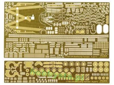 Toku-3 Ex-101 Photo-etched Parts For IJN Battle Ship Yamato  - image 1