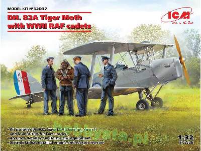 Dh. 82a Tiger Moth With WWII Raf Cadets - image 1