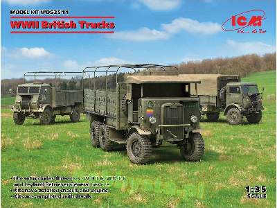 WWII British Trucks Model W.O.T. 6, Model W.O.T. 8, Leyland Retr - image 1