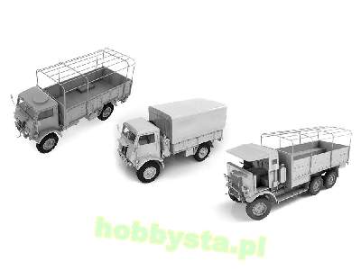 WWII British Trucks Model W.O.T. 6, Model W.O.T. 8, Leyland Retr - image 2