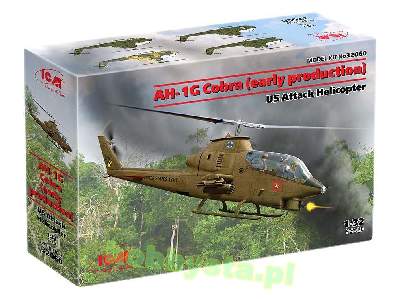 Ah-1g Cobra (Early Production) US Helicopter w/Paint Set 6 pcs. - image 10