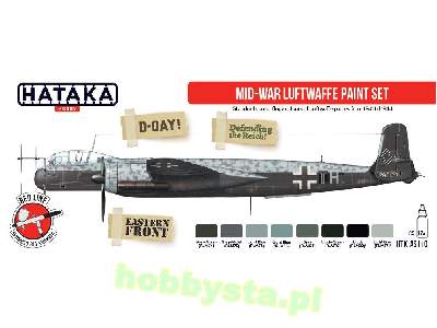 Htk-as110 Mide-war Luftwaffe Paint Set - image 3