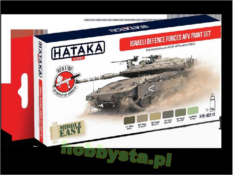 Htk-as114 Israeli Defence Forces Afv Paint Set - image 1