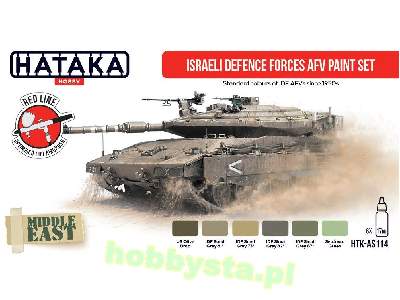 Htk-as114 Israeli Defence Forces Afv Paint Set - image 3