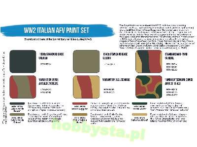 Htk-bs106 WW2 Italian Afv Paint Set - image 2