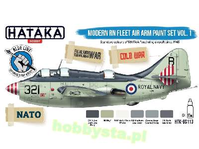 Htk-bs113 Modern Rn Fleet Air Arm Paint Set Vol. 1 - image 3