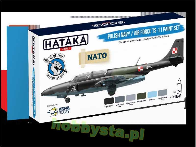 Htk-bs46 Polish Navy / Air Force Ts-11 Paint Set - image 1 Htk-bs46 Polish Navy / Air Force Ts-11 Paint Set - image 1