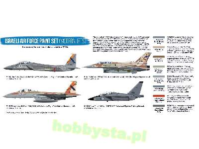 Htk-bs62 Israeli Air Force (Modern Jets) Paint Set - image 2