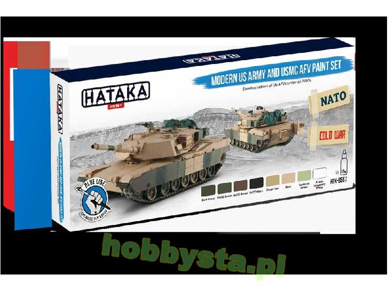 Htk-bs67 Modern US Army And Usmc Afv Paint Set - image 1