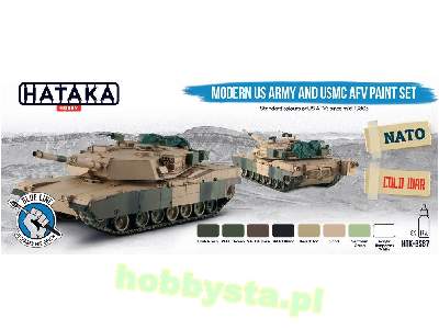 Htk-bs67 Modern US Army And Usmc Afv Paint Set - image 3