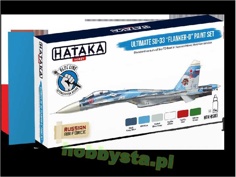 Htk-bs83 Ultimate Su-33 Flanker-d Paint Set - image 1
