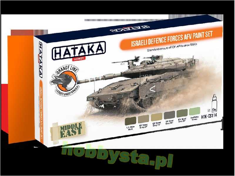 Htk-cs114 Israeli Defence Forces Afv Paint Set - image 1