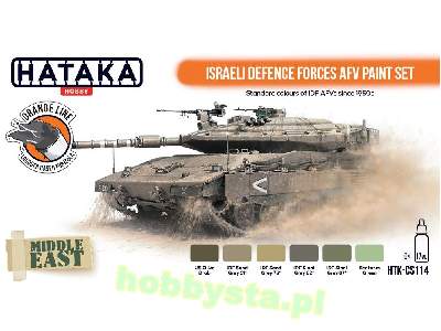 Htk-cs114 Israeli Defence Forces Afv Paint Set - image 2