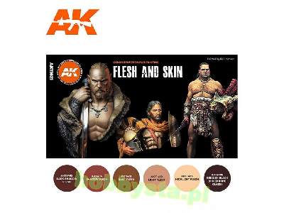 AK 11621 Flesh And Skin Colors (The Original Selection) Set - image 2