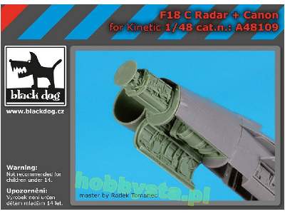 F-18 C Radar + Canon For Kinetic - image 1