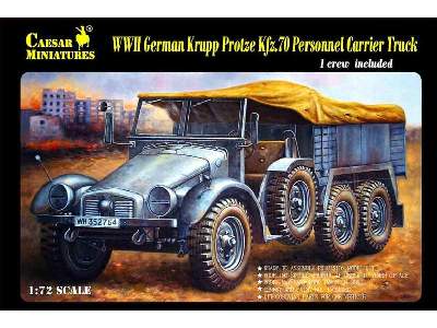 WWII German Krupp Protze Kfz.70 Personnel Carrier Truck - image 1
