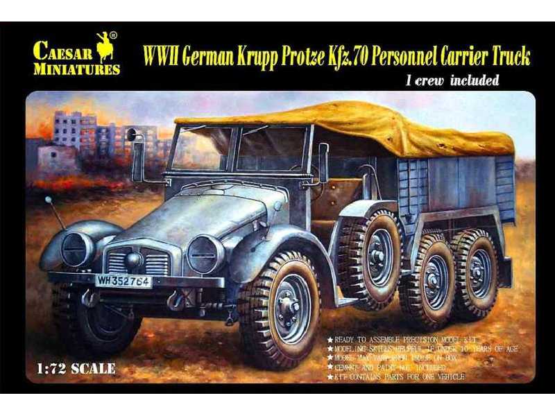 WWII German Krupp Protze Kfz.70 Personnel Carrier Truck - image 1 WWII German Krupp Protze Kfz.70 Personnel Carrier Truck - image 1
